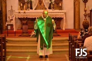 El párroco Eugenio Peñate Suárez se despide de sus feligreses de Tara y San Roque/Francisco Javier Santana y TA.